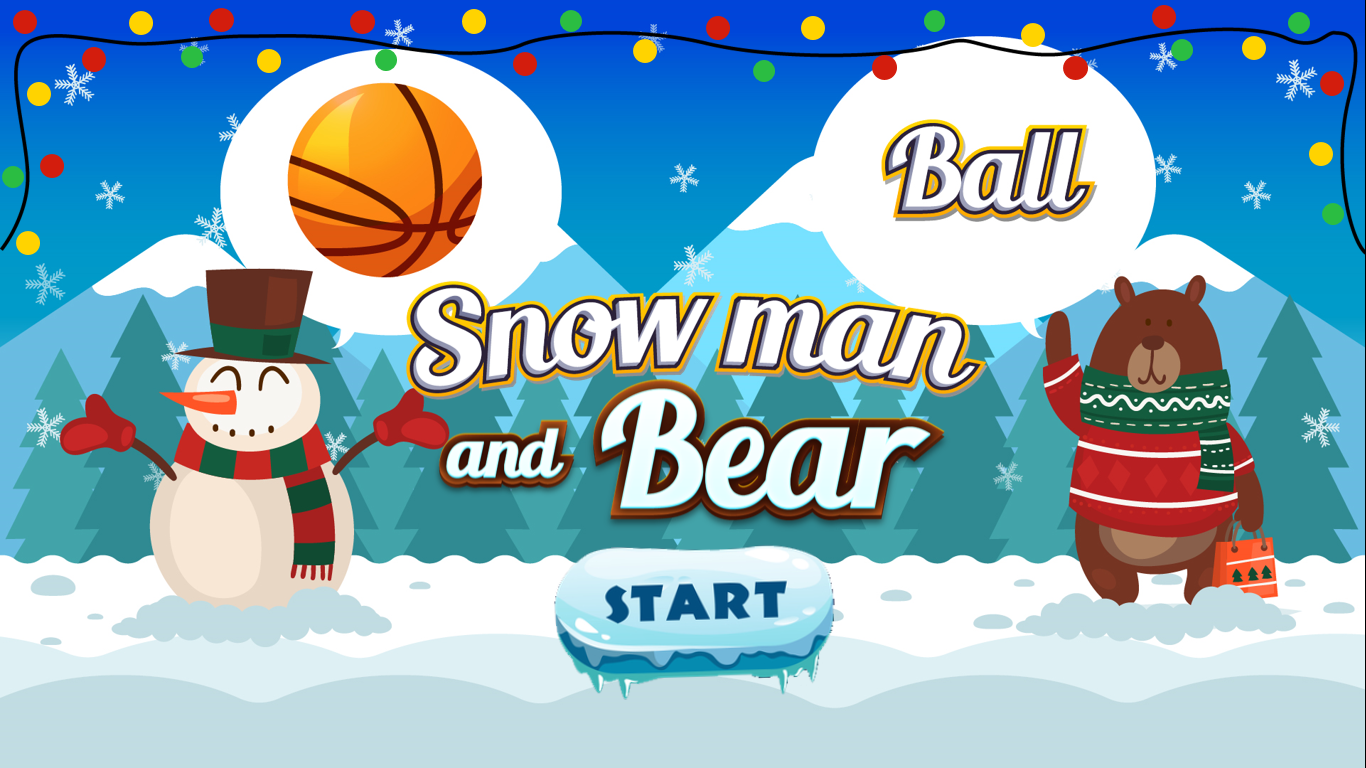 Game Snow man and bear