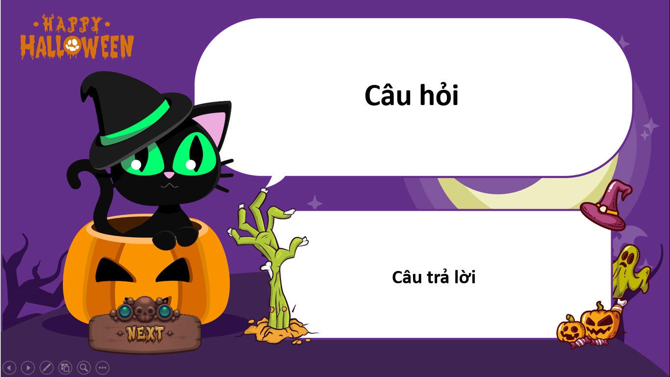 Game Question and Answer style Halloween