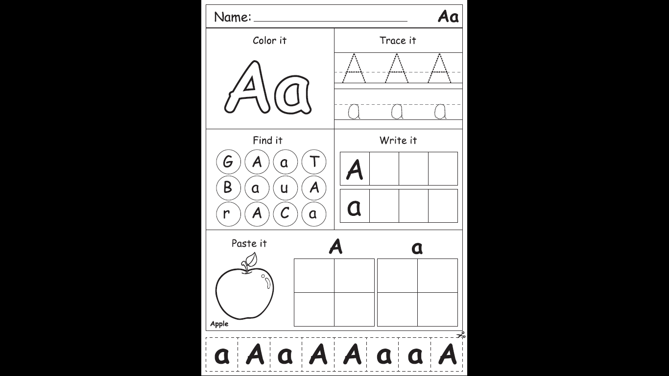 Alphabet Activities For Preschool or Kindergarten