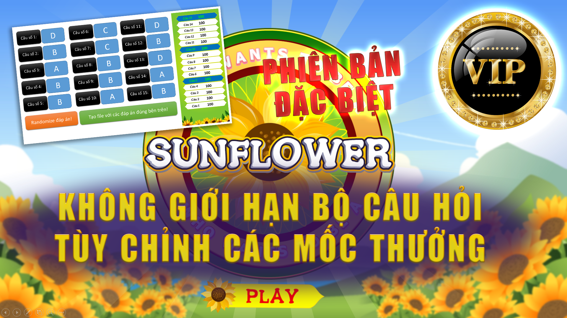 [Siêu phẩm] Who wants to be sunflower Phiên bản Đặc biệt