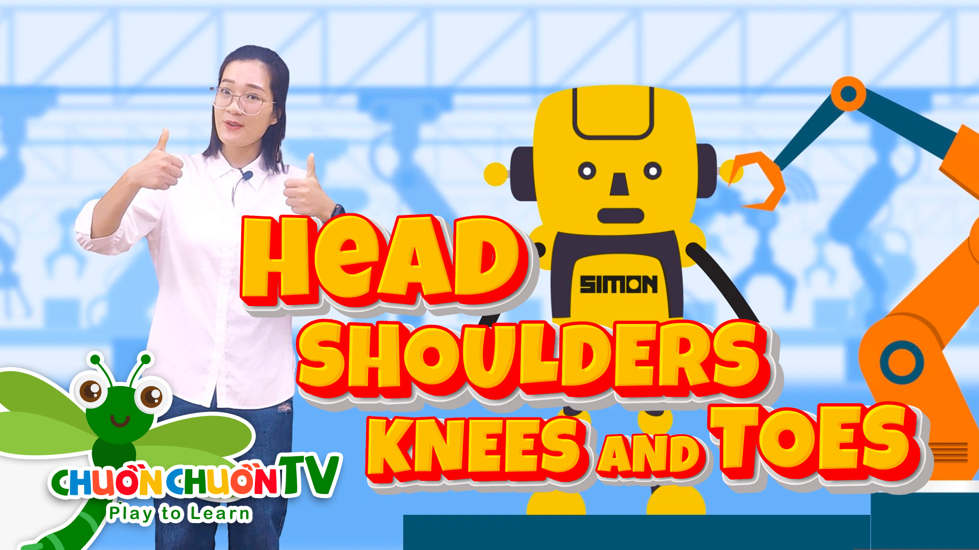 Head shoulders knees and toes | Parts of the body